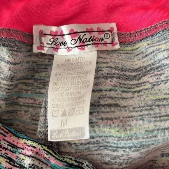 love Nation | Muti Coloured Leggings. - Picture 5 of 5